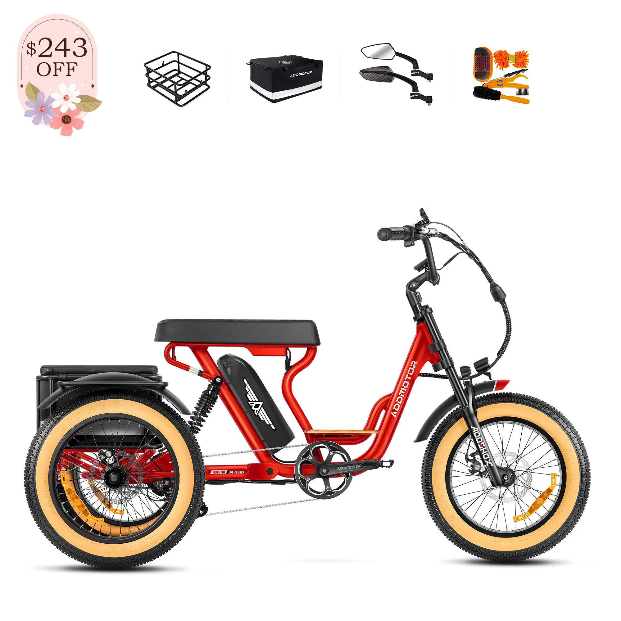 Soletri II M-366X Full-Suspension eTrike