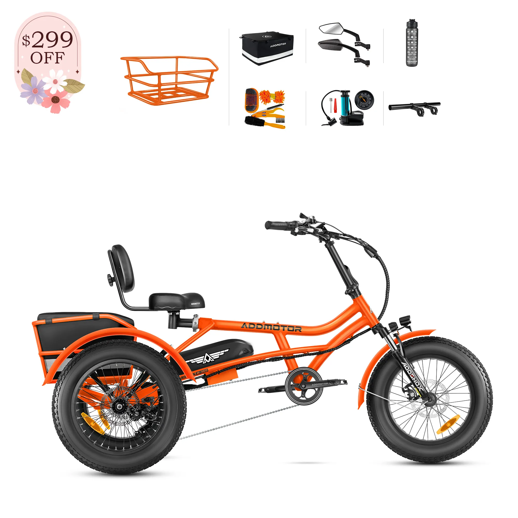 Arisetan II M-360 Mini Semi-Recumbent eTrike